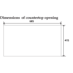 Rasonic 樂信 RIC-SNG228 73厘米 2800W 嵌入/座檯式 雙頭電磁爐